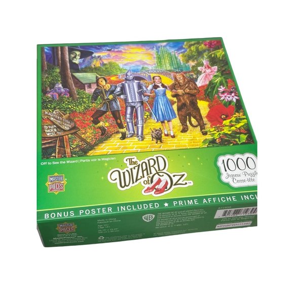 New Wizard of Oz 1000 Piece Jigsaw Puzzle Ages 14+ - Picture 1 of 6
